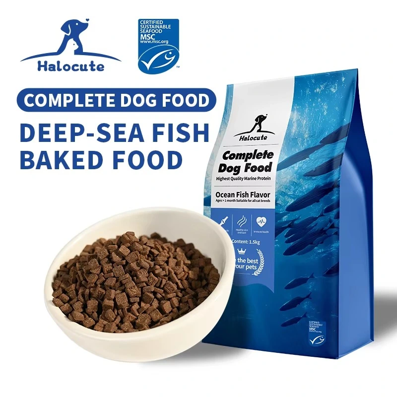 Custom Natural Healthy Salmon Dog Food High-Protein Low-Temperature Baked Pet Food