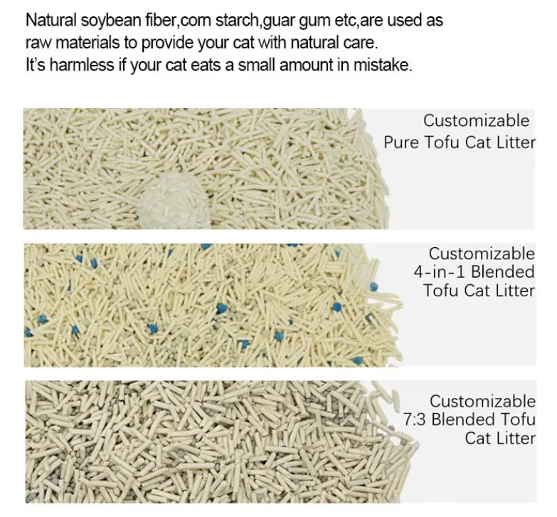 Cat Litter Lemon-Flavored Tofu Cat Litter Premium Easy-Clean Plant Cat Sand Flushable Toilet
