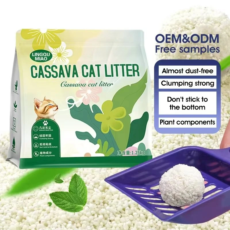 Natural Cassava Cat Litter: Eco-Friendly, Flushable, Affordable, Wholesale—with OEM & ODM Services