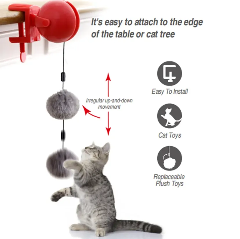 Cat Toy Ball Irregular Bouncing Interactive Pet Kitten Cat Electric Toy