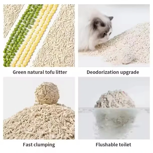 Wholesale Supplies Pet Cat Product Natural Eco Tofu Cat Litter Sand Cat Litter Tofu