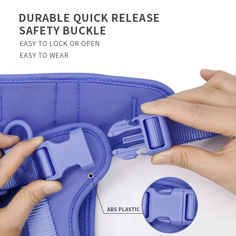 Soft Pet Dog Harness Durable Nylon Webbing Pet Harness Adjustable Pet Dog Harness