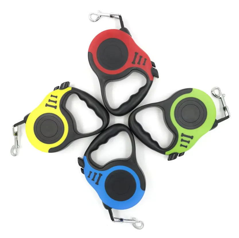 Wholesale Dog Pet Leashes 5m Durable Automatic Retractable Dog Leash Nylon Extension Puppy Running Designer Dog Products