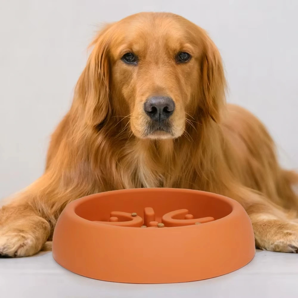 Silicone Pet Slow-Eating Dog Bowl, Non-Slip Raised Silicone Slow Feeder, Dog Licking Bowl, Pet Slow Feeder Bowl