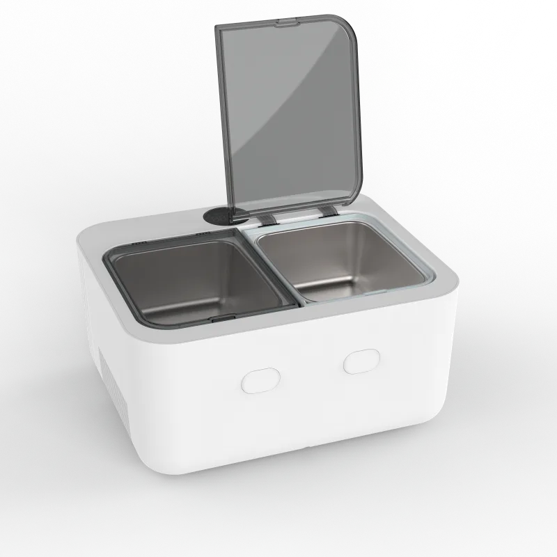 Smart Wet Food Feeder with Refrigeration, Heating, and Auto-Opening for Pets