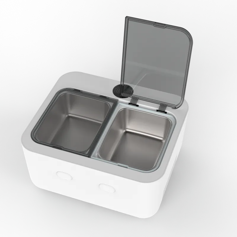 Smart Wet Food Feeder with Refrigeration, Heating, and Auto-Opening for Pets