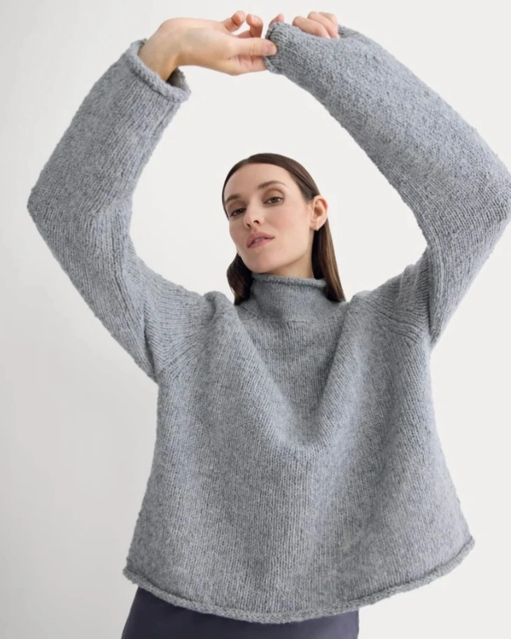 Women's Rollneck Wool Knit Sweater