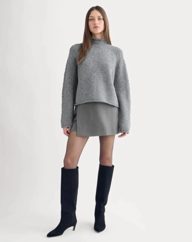Women's Rollneck Wool Knit Sweater
