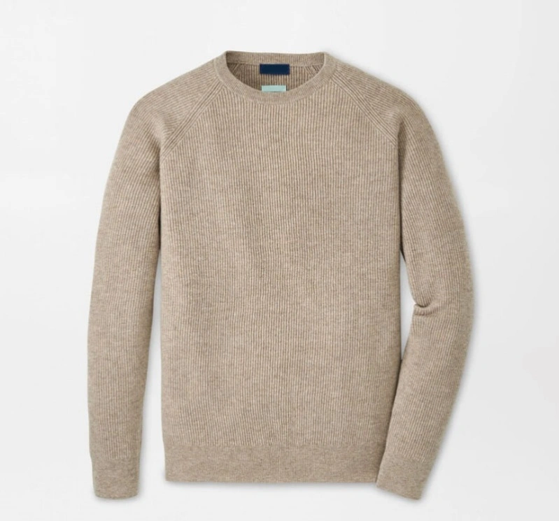 Men's Crewneck Wool Knit Sweater Jumper Male Pullover