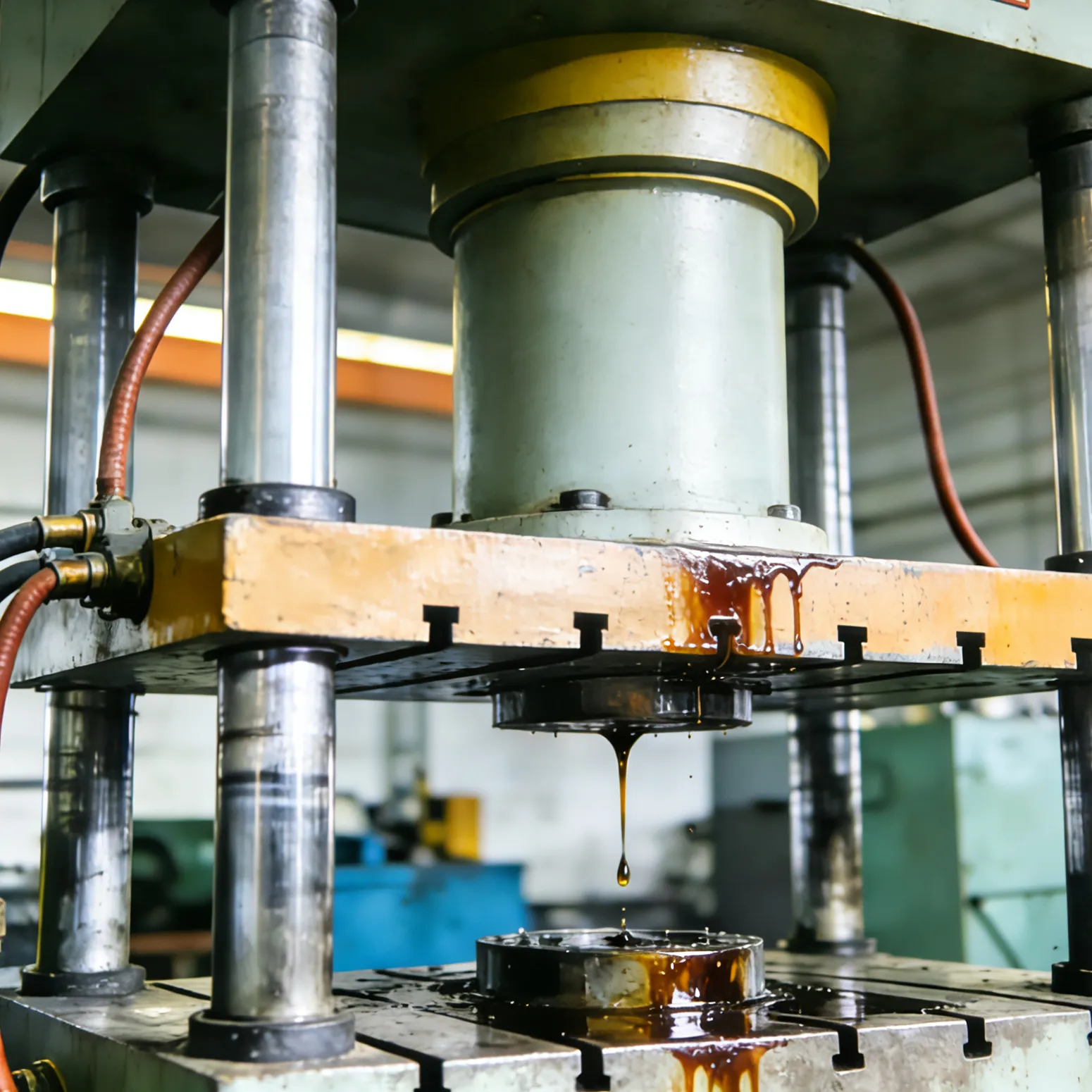 Oil Leakage in a Four-Column Hydraulic Press System: Causes and Solutions