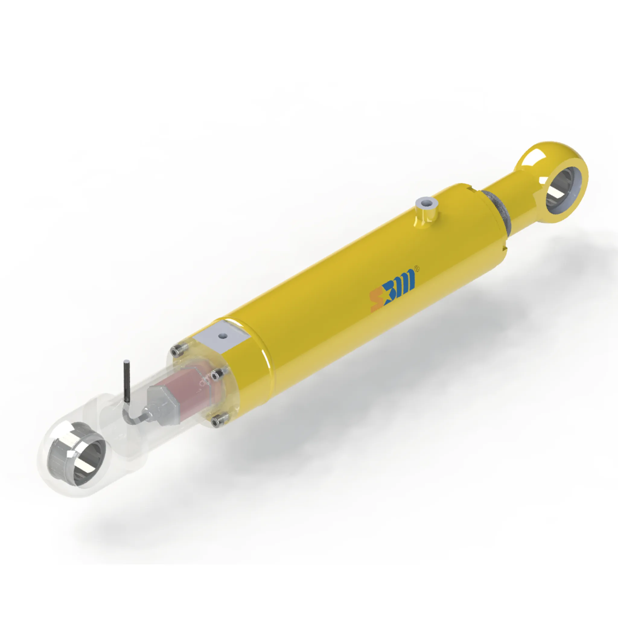 Shellppon HSG Series Hydraulic Cylinder for Standard Excavator 1650 mm Stroke Engineering Steel 图片2