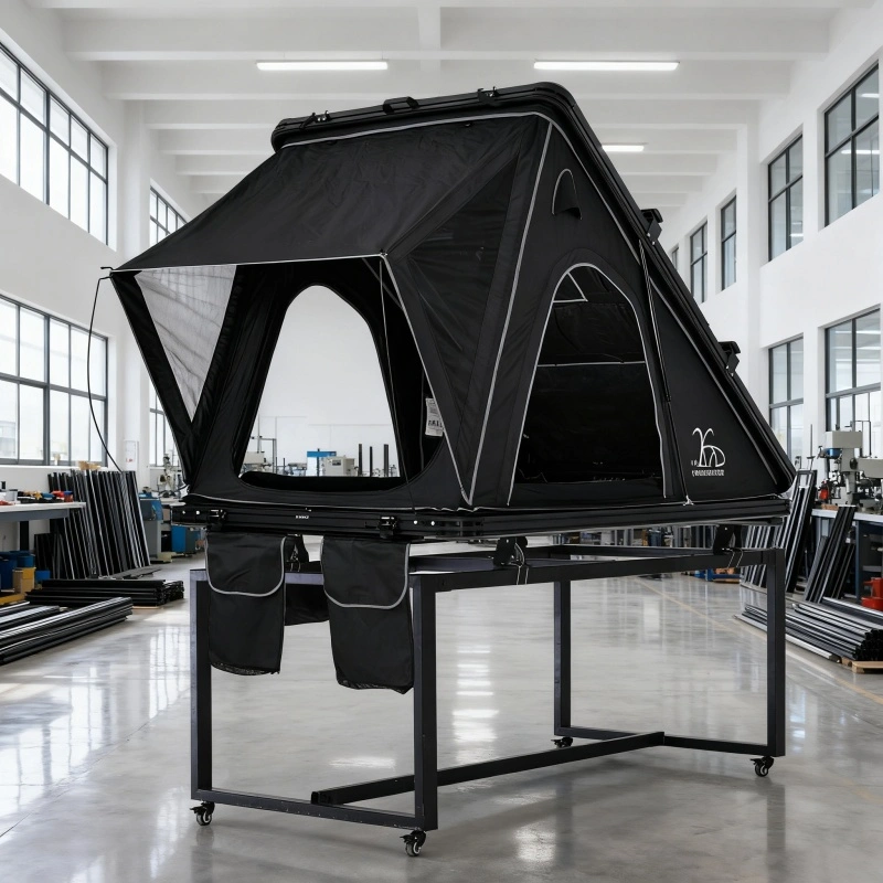4x4 Camping Car Truck Pop-up Triangle Hardshell Roof Top Tent