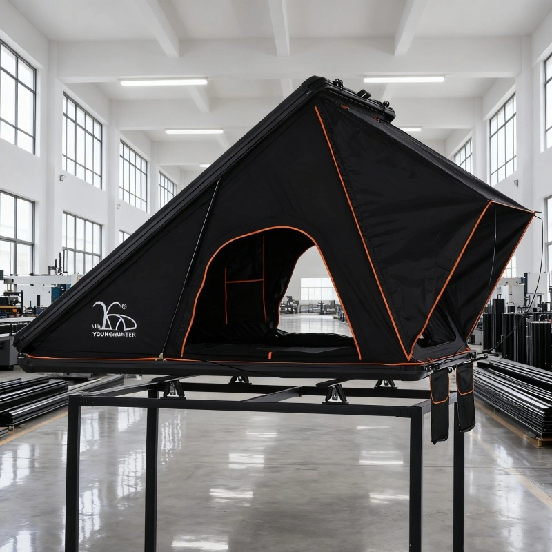 Triangle RTT Aluminum Hard Shell Car Fi Cruiser Roof Top Tent