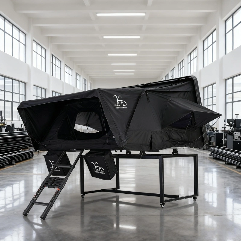 2-4 persons camping 4x4 overland SUV truck vehicle rollover ABS hard shell rooftop tent