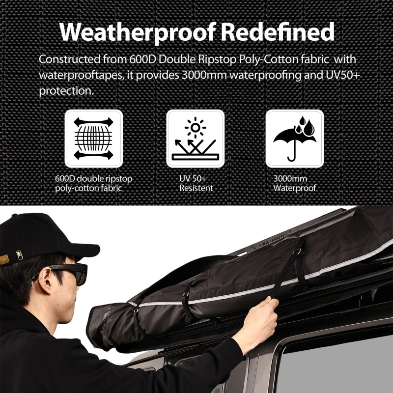 270 Degree 200x200cm Side Awning Camping Car Tent Annex Room