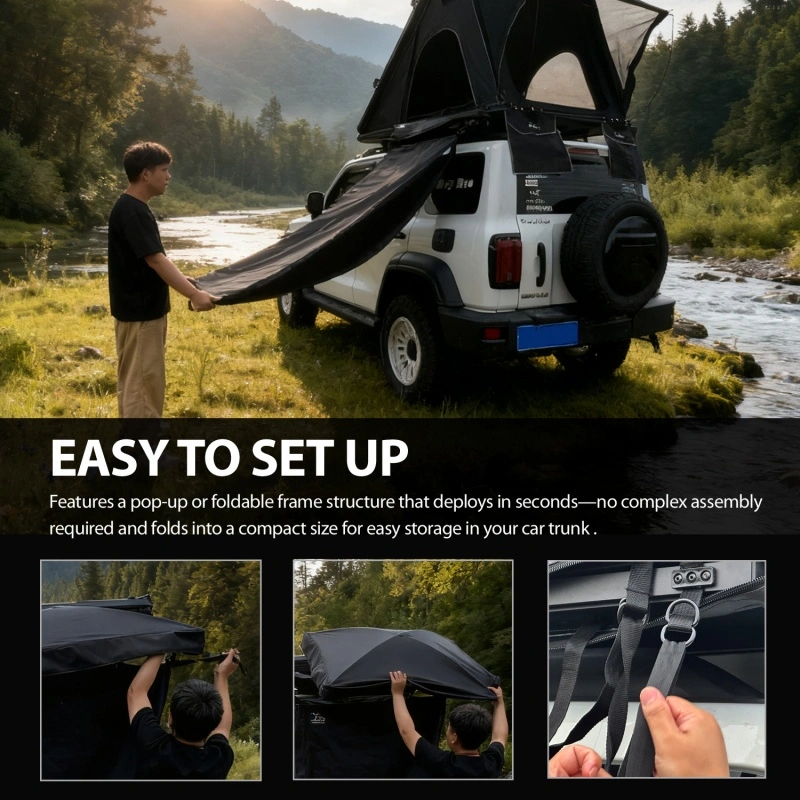 Camping Toilet Bath Changing Room Privacy 4x4 Shower Awning Side Mounted Car Shower Tent