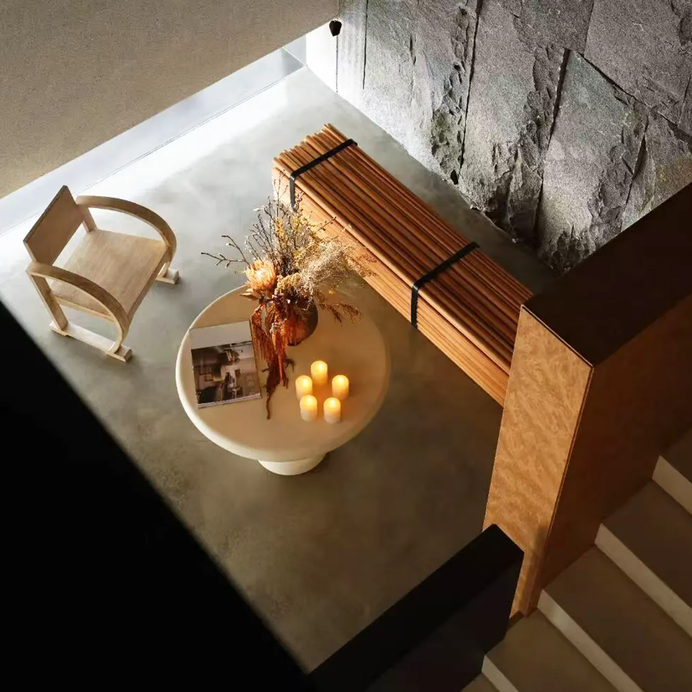 Deep Wood & Luminous Stone丨 The Poetry of Integrated Design