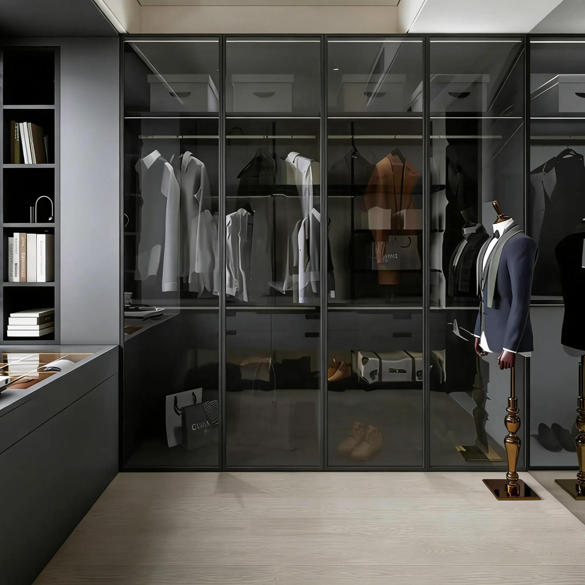 Italian Sleek Dark Interiors丨Integrated Modern Luxury