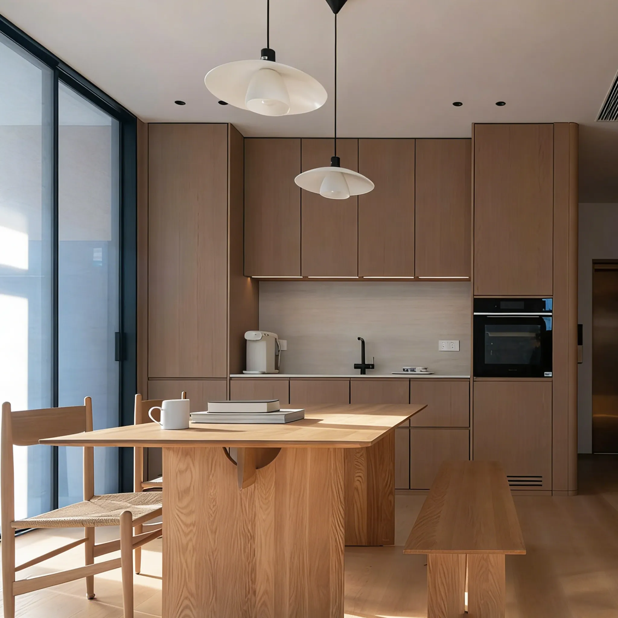 Light Wood Custom丨Open Flow & Soft Light Vibe