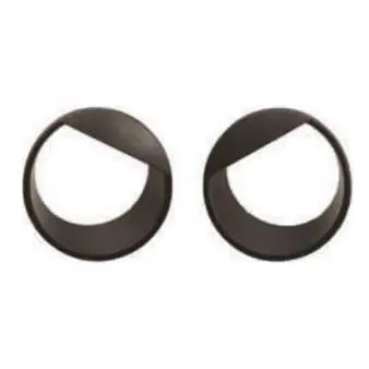 círculo preto do farol principal