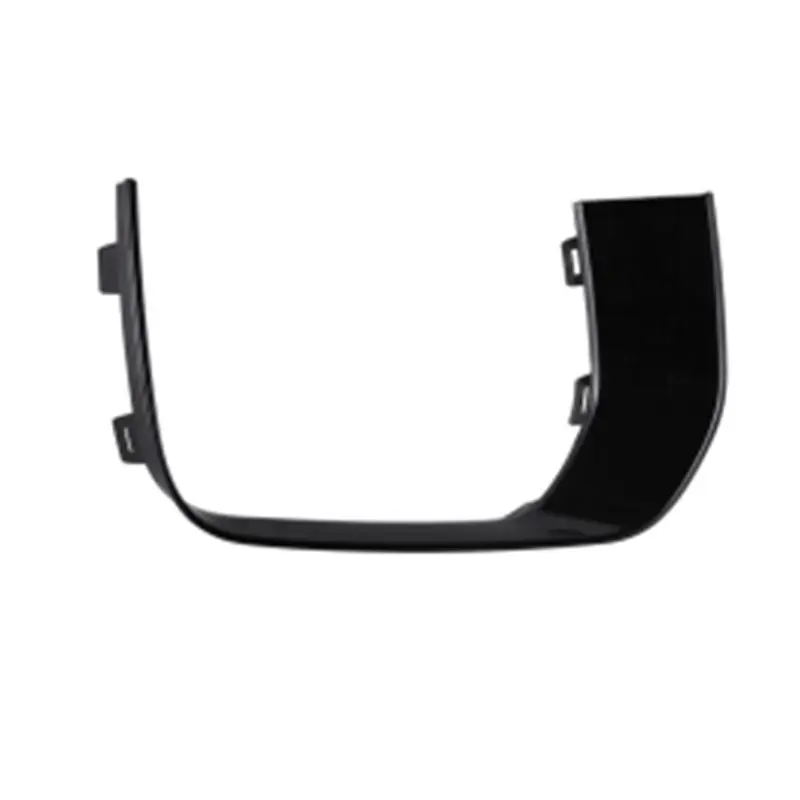 Faixa de farol de neblina preto brilhante