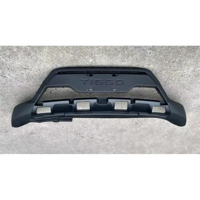 Parte inferior do para-choque dianteiro.