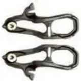 Gancho de reboque preto