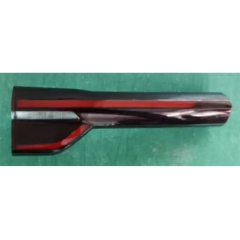 (Fundo preto) Lanterna traseira plana.