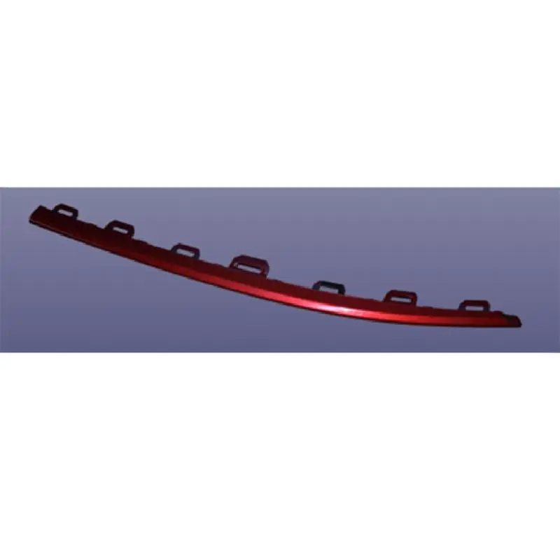 Borda do para-choque dianteiro (E/D) – Vermelho Bloodstone.