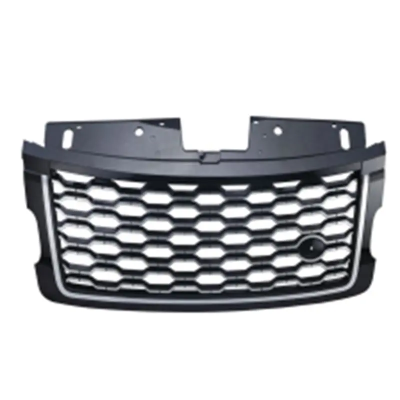 Grade preta brilhante + prateada