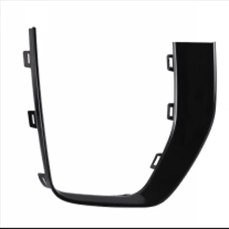 Borda de lanterna de névoa em preto brilhante