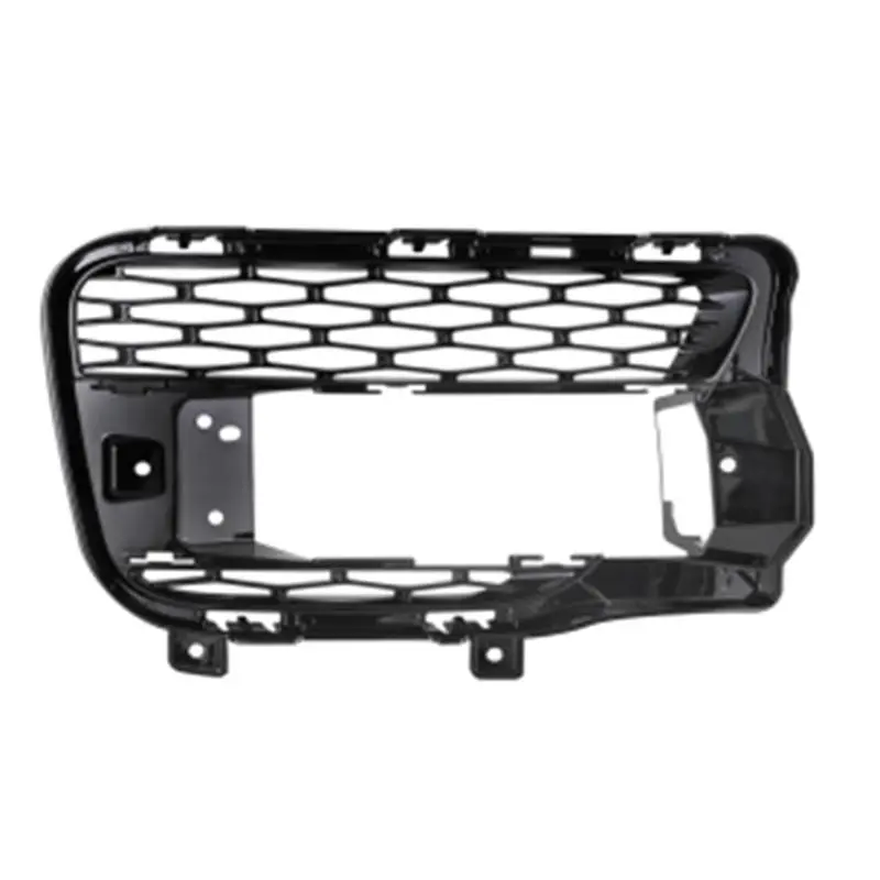 Grade do para-choque dianteiro Cor preta brilhante