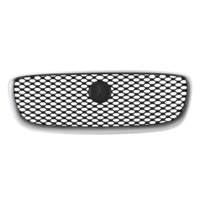 Grade nobre cromada + orifício redondo em preto fosco