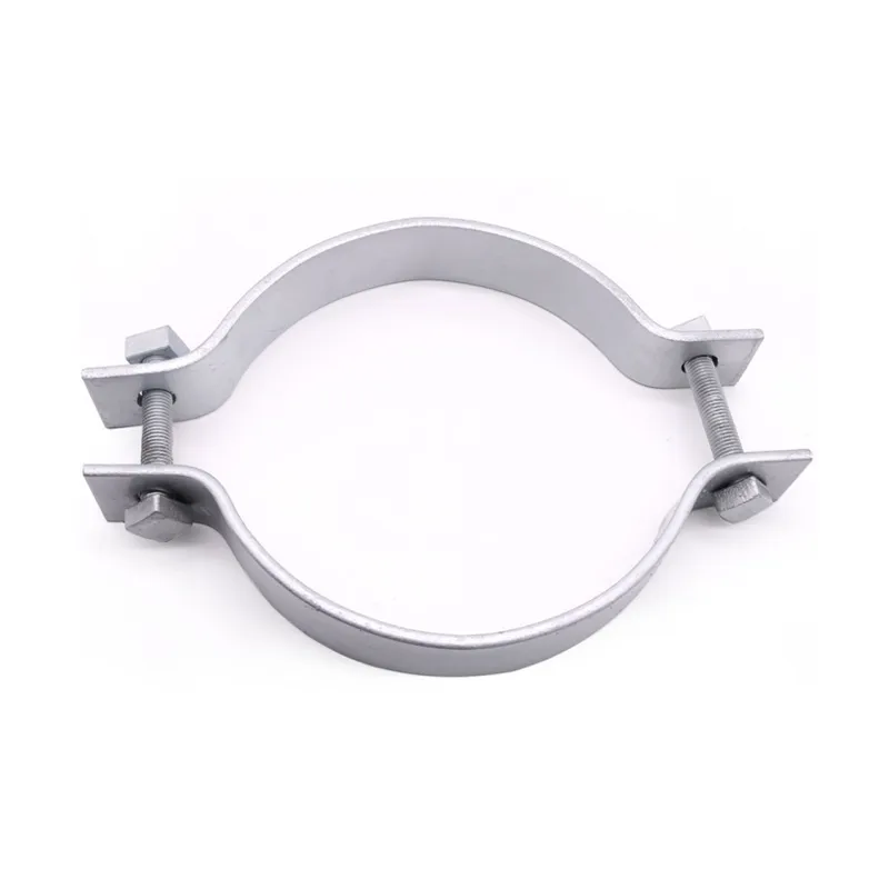 Adjustable Galvanized Steel Utility Pole Band Clamp | Electric Power Mounting Fastening Solution