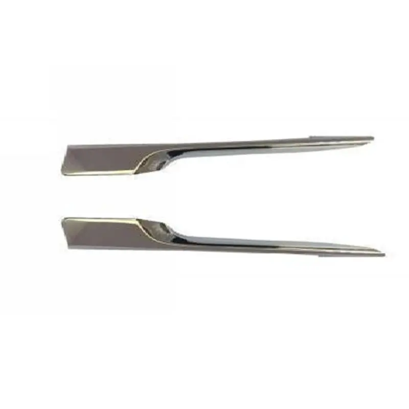 Inserção do para-choque cromada