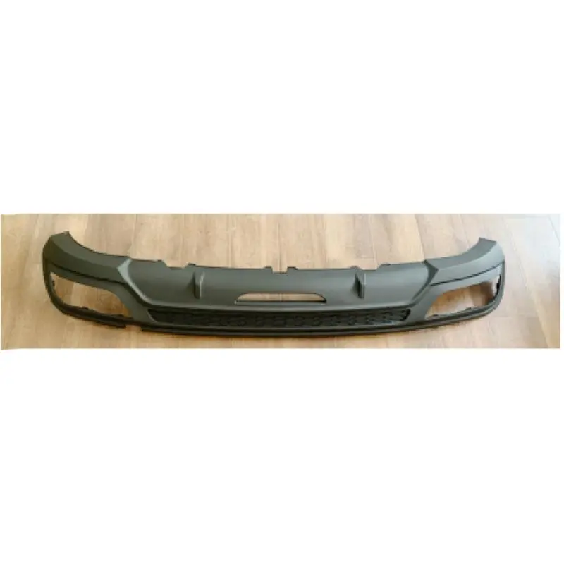 Aerodinâmica inferior sob o para-choque traseiro.