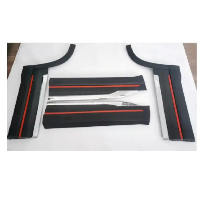 Parte traseira da moldura da porta – faixa vermelha brilhante.