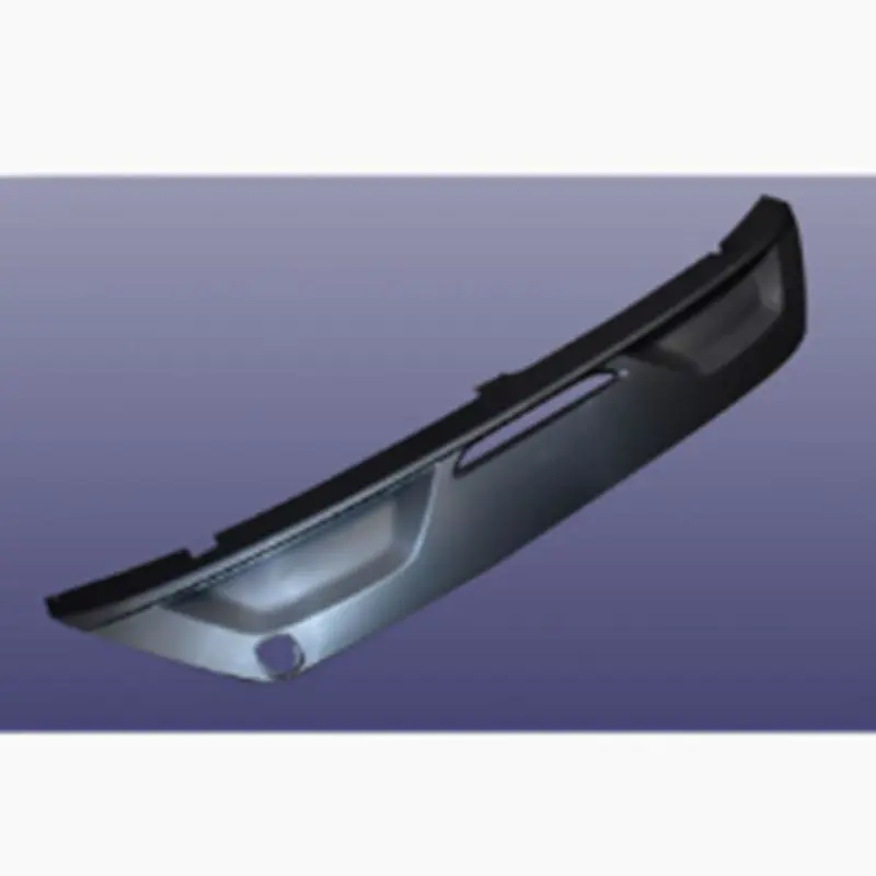 Painel de acabamento do para-choque traseiro – cinza.