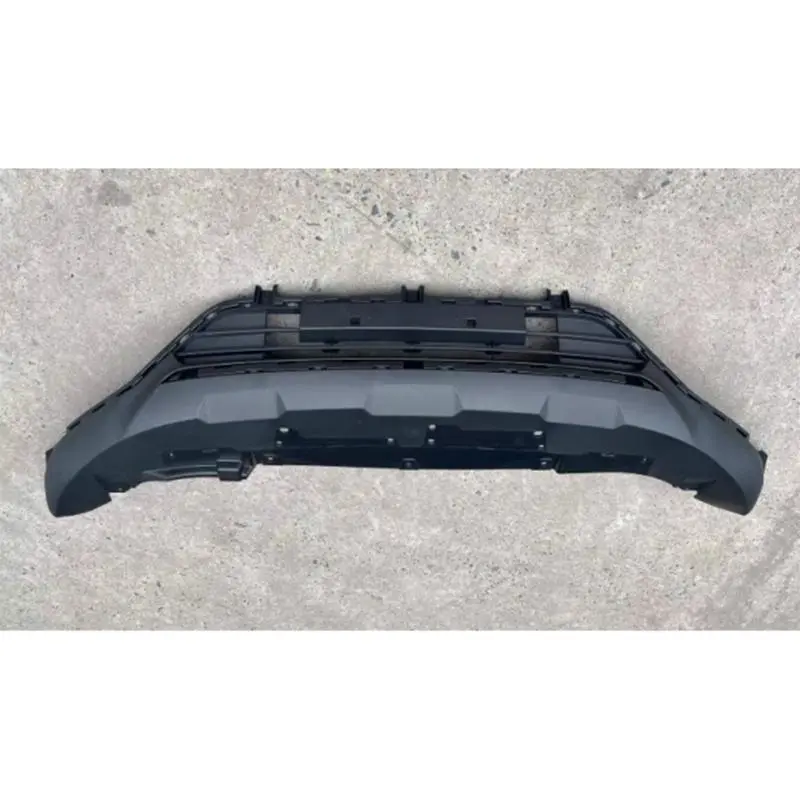 Parte inferior do para-choque dianteiro.