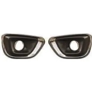 Borda da lanterna de neblina (com acabamento cromado)