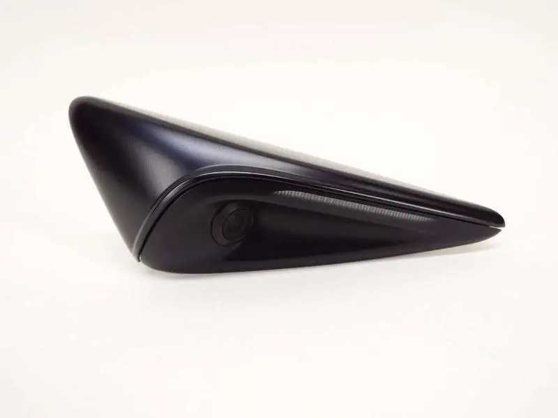 Placa de folha com sinal de virar luz rolar (preto)-esquerda