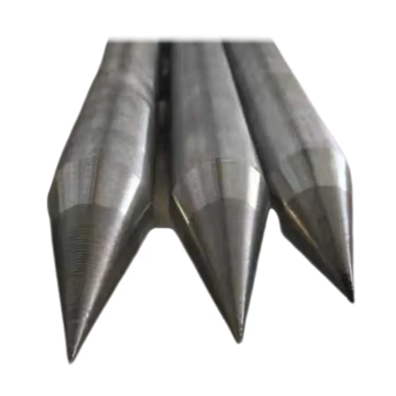 5/8" 3/4" Ground Electrode Zinc Clad Steel Ground Rods Earthing Rod