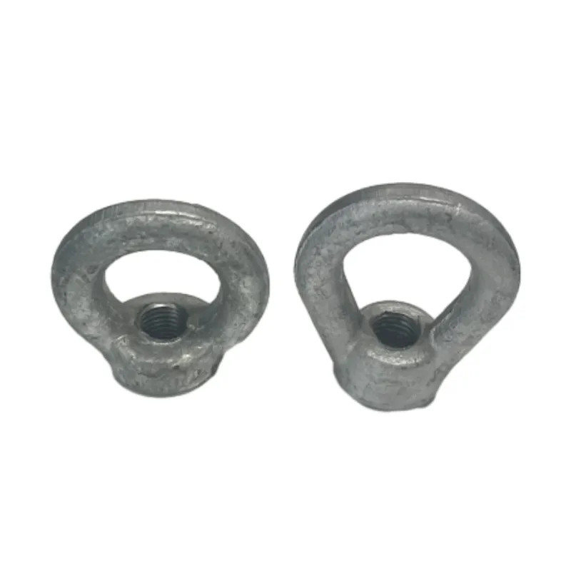 Factory Supply Drop Forged Oval Thimble Eye Nut | Pole Line Hardware for Power Utility Poles
