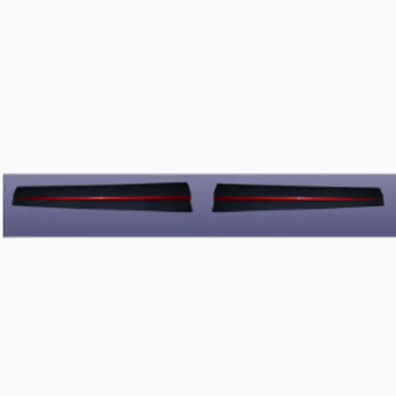 Montagem frontal dos painéis de revestimento da porta (textura de couro + Vermelho Bloodstone).