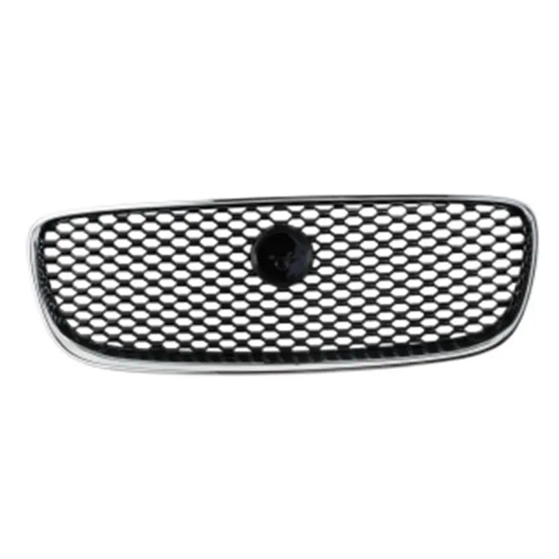 Grade cromada + buraco redondo em preto brilhante