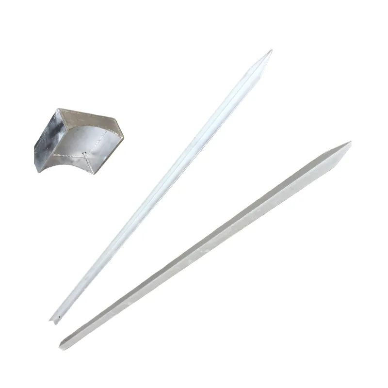 5/8" 3/4" Ground Electrode Zinc Clad Steel Ground Rods Earthing Rod