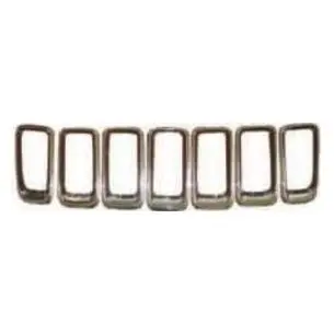 Inserção de grade (7 peças/conjunto, cromado)