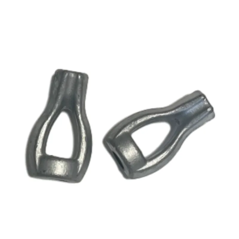 Forged Eye Nut Electric Pole Line Hardware Hot Dip Galvanized Steel 5/8 Thimble Eye Nut