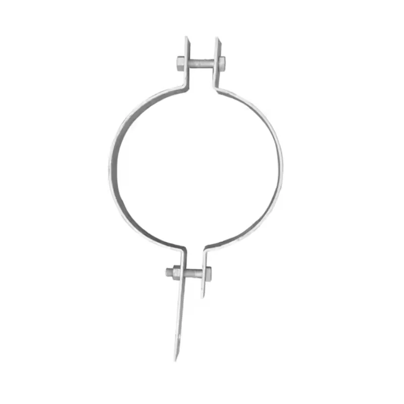 Adjustable Galvanized Steel Utility Pole Band Clamp | Electric Power Mounting Fastening Solution