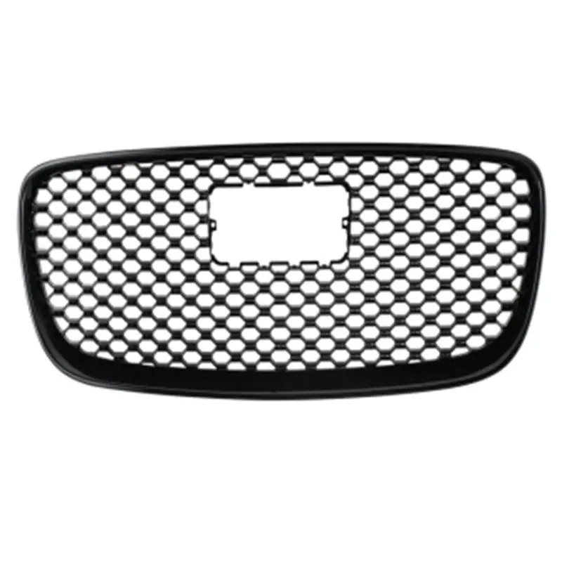 Grade preta fosca com furos quadrados